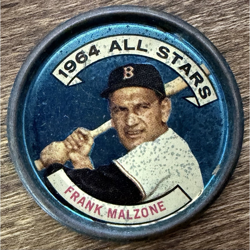 1964 Frank Malzone Topps Collectors All Star Coin # 126 Baseball   -84
